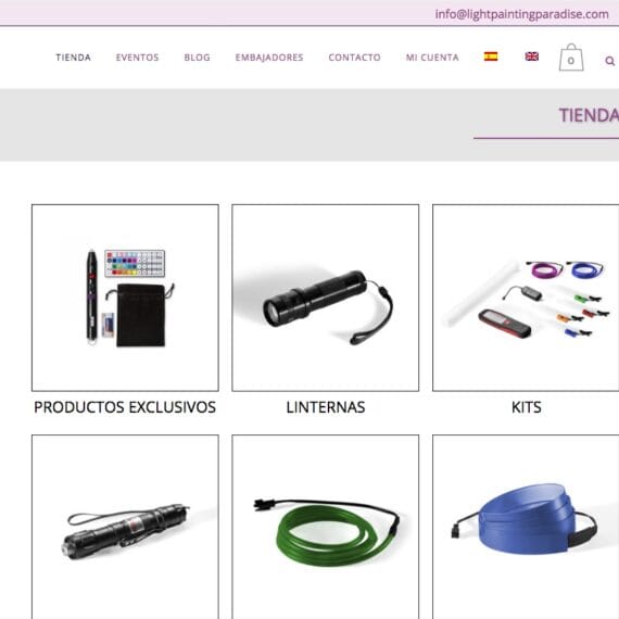 light painting paradise